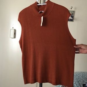 NWT COLDWATER CREEK SLEEVELESS TURTLENECK